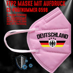 FFP2 Maske "Deutschland" 4 Farben