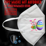 FFP2 Maske "Malender Hase" 8 Farben