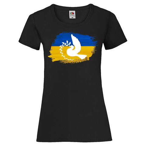 Woman T-Shirt "Peace Ukraine" 2 Farben