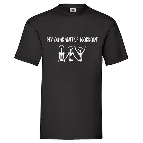 Men T-Shirt "My Quarantine Workout" 2 Farben
