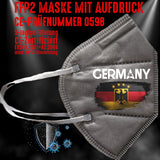 FFP2 Maske "Germany" 4 Farben