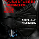 FFP2 Maske "Freiheit?" 3 Farben