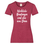 Woman T-Shirt "Weibliche Rundungen" 4 Farben