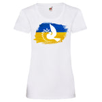 Woman T-Shirt "Peace Ukraine" 2 Farben