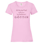 Woman T-Shirt "Göttin" 4 Farben