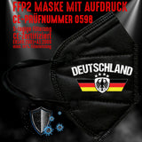 FFP2 Maske "Deutschland" 4 Farben