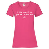 Woman T-Shirt "Nicer Chocolate" 3 Farben