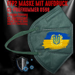 FFP2 Maske "Ukraine Ukrayina Україна" 8 Farben