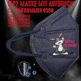 FFP2 Maske "Frohe Ostern" 8 Farben