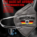 FFP2 Maske "Deutschland" 4 Farben