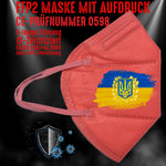 FFP2 Maske "Ukraine Ukrayina Україна" 8 Farben