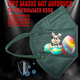 FFP2 Maske "Osterhase" 8 Farben