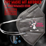 FFP2 Maske "Frohe Ostern" 8 Farben