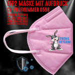 FFP2 Maske "Frohe Ostern" 8 Farben