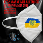 FFP2 Maske "Ukraine Ukrayina Україна" 8 Farben