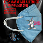 FFP2 Maske "Frohe Ostern" 8 Farben