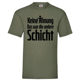 Men T-Shirt "Keine Ahnung" 5 Farben