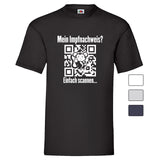 Men T-Shirt "Impfnachweis" 4 Farben