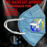 FFP2 Maske "Peace for Ukraine" 8 Farben
