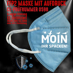 FFP2 Maske "Moin" 8 Farben