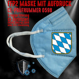 FFP2 Maske "Bayern Wappen" 8 Farben