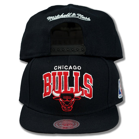 Mitchell & Ness Chicago Bulls Snapback Black Up Team Arch NBA schwarz