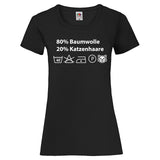 Woman T-Shirt "Katzenhaare"