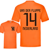 Party Shirt "Niederlande Trikot" 20 Namen oder eigener Name