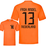 Party Shirt "Niederlande Trikot" 20 Namen oder eigener Name