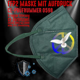 FFP2 Maske "Peace for Ukraine" 8 Farben