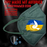 FFP2 Maske "Peace Ukraine" 8 Farben