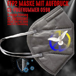 FFP2 Maske "Peace for Ukraine" 8 Farben