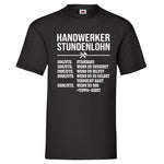 Men T-Shirt "Handwerker Stundenlohn"