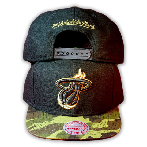 Mitchell & Ness Miami Heat Snapback Combat