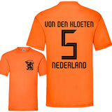 Party Shirt "Niederlande Trikot" 20 Namen oder eigener Name