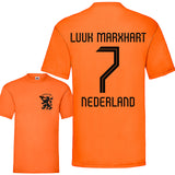 Party Shirt "Niederlande Trikot" 20 Namen oder eigener Name