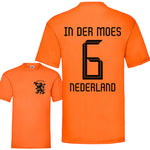 Party Shirt "Niederlande Trikot" 20 Namen oder eigener Name