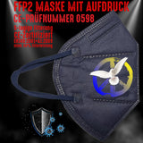 FFP2 Maske "Peace for Ukraine" 8 Farben