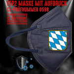 FFP2 Maske "Bayern Wappen" 8 Farben