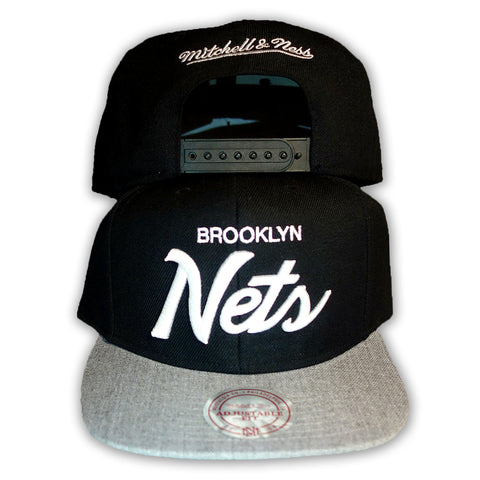 Mitchell & Ness Brooklyn Nets Snapback Sombre
