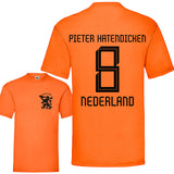 Party Shirt "Niederlande Trikot" 20 Namen oder eigener Name