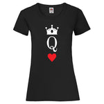 Couple Shirt "King And Queen Heart"