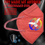 FFP2 Maske "Peace for Ukraine" 8 Farben