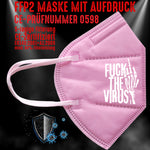 FFP2 Maske "Fu** the Virus" 8 Farben