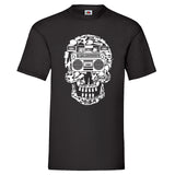 Men T-Shirt "DJ Skull" 4 Farben