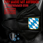 FFP2 Maske "Bayern Wappen" 8 Farben