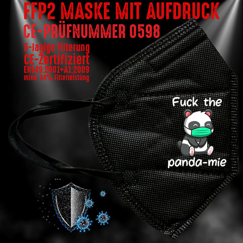 FFP2 Maske "Pandamie" 8 Farben