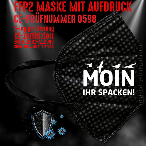 FFP2 Maske "Moin" 8 Farben