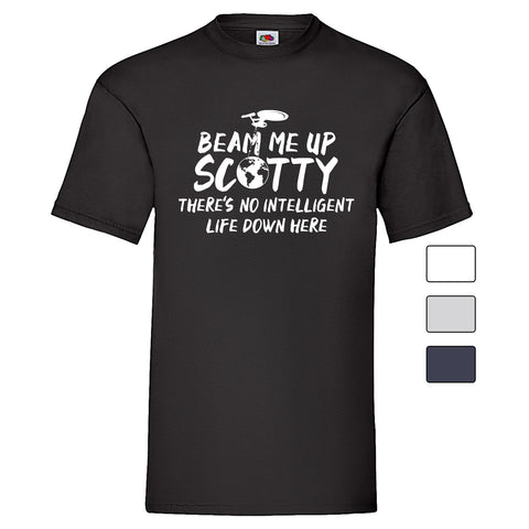 Men T-Shirt "Beam me up Scotty" 4 Farben