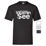 Men T-Shirt "Vitamin See" 4 Farben